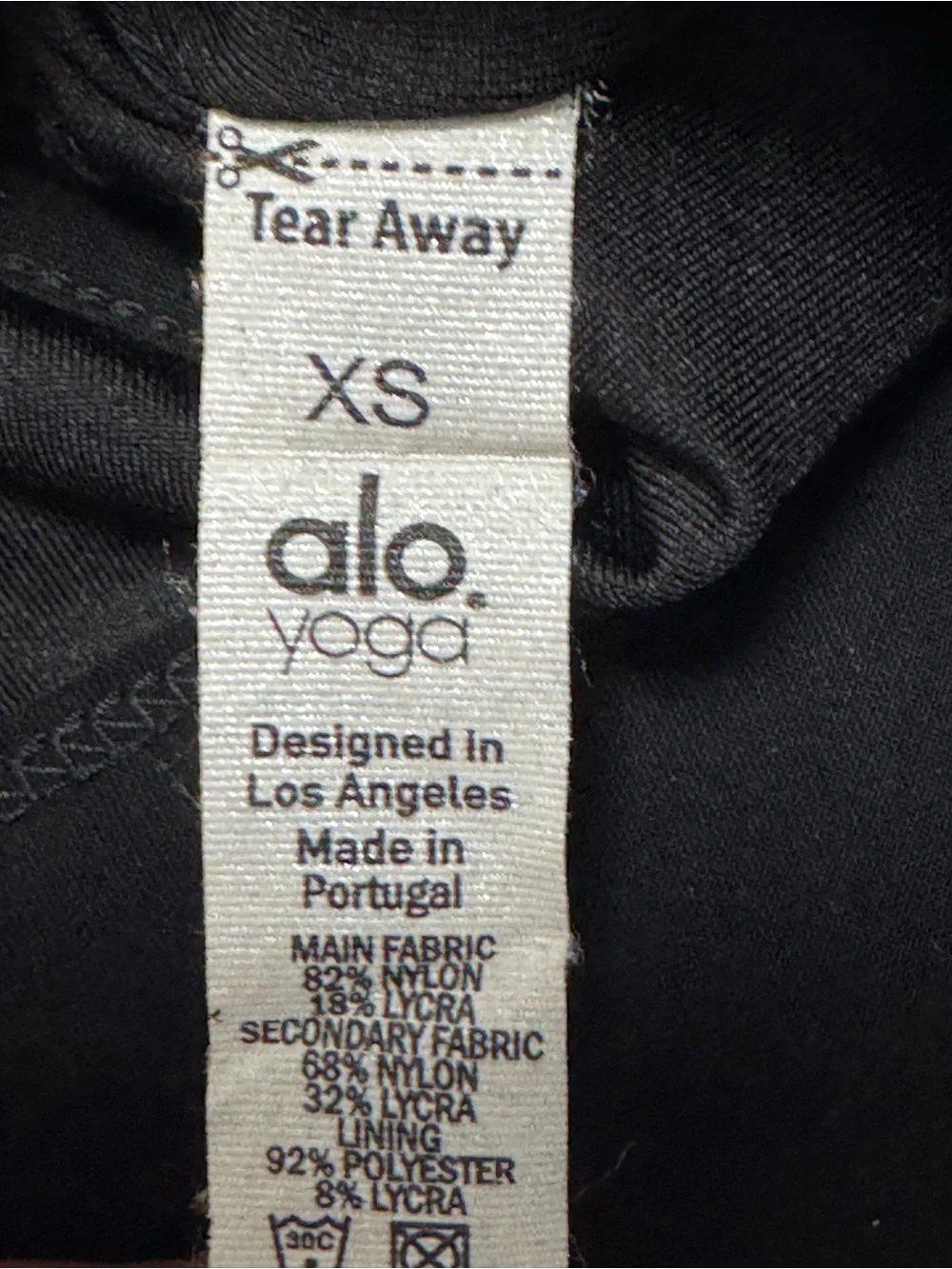 Alo Pivot Layered Look Crop Top Black